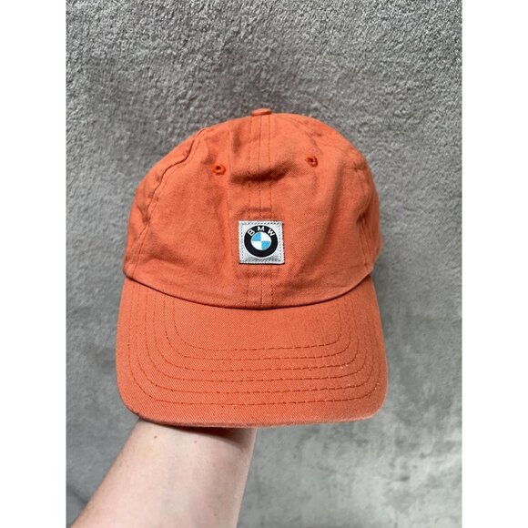 BMW LIFESTYLE Other - BMW Hat Cap Strapback Orange Embroidered Mens Hat  Made USA